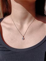 Vicenza - Piazzetta Palladio 2 - Collana Crivelli Donna DIAMANTI in Oro bianco Diamante 0.51 Ct 372-3551 - 372-3551
